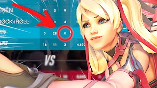 Top 200 PINK Mercy *0 Deaths* 🌸 - Overwatch 2