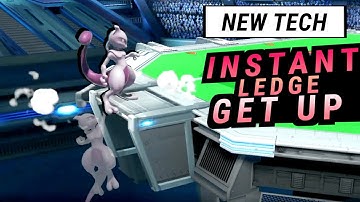 NEW Tech : Instant Ledge Get-Up ! [Mewtwo]