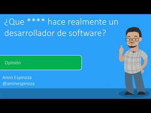 Video: ¿Cuál es el rol del desarrollador de software?