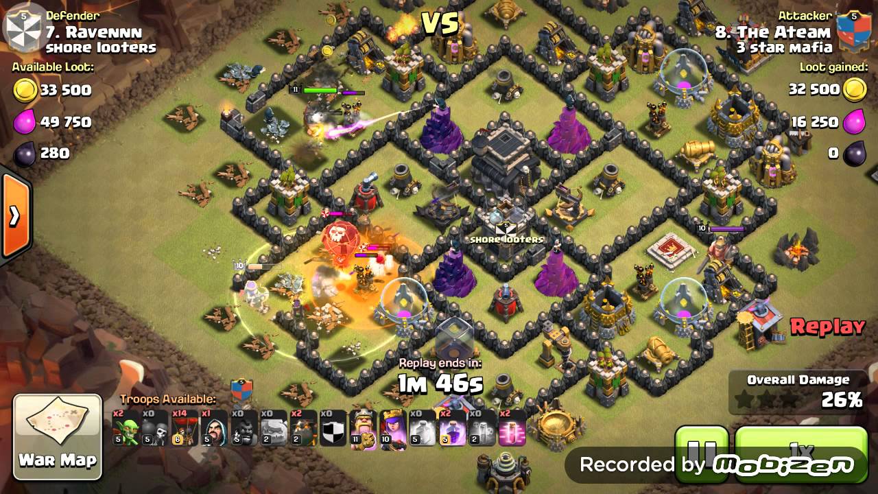 3 Star Attacks! (Ateam w/ Th9 GoLava)