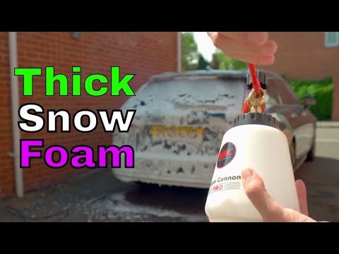 The Secret to making thick Snow Foam 