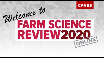 Welcome to Farm Science Review 2020