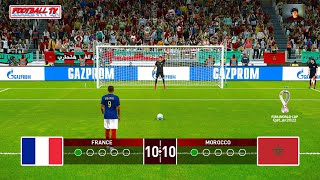 PES 2021 | FRANCE vs MOROCCO | Penalty Shootout | FIFA World Cup 2022 Gameplay | Mbappe vs Hakimi