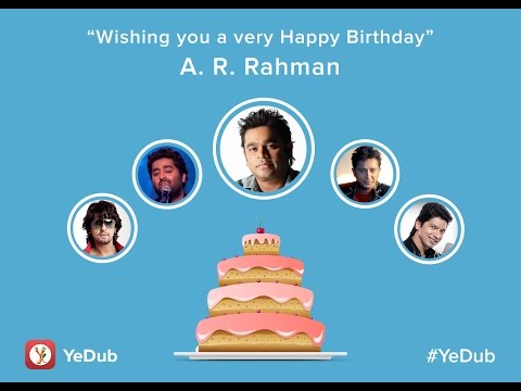 Happy Birthday A. R. Rahman | Birthday Wishes By Anu Mallik, Sonu Nigam, Mika Singh