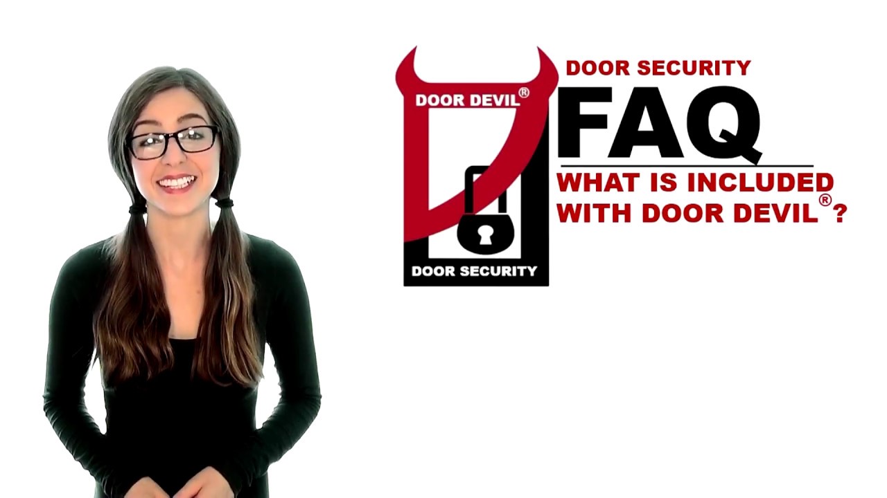 DOOR  SECURITY INCLUDED IN DOOR DEVIL