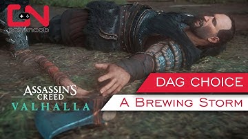 AC Valhalla DAG Choice - Give or Deny His Axe A Brewing Storm Quest - BOTH OUTCOMES