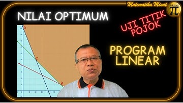 PROGRAM LINEAR NILAI OPTIMUM | Nilai Optimal Dengan Titik Pojok