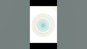 Beautiful pattern #shorts #satisfying #spirograph #calming #relaxing #art #asmr #ytshorts #drawing