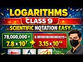 Class 9 Mathematics Chapter 2 Logarithms | Scientific Notation Easy Explanation