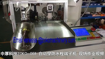 water  seal loading and terminal crimping machine video china manafacturing