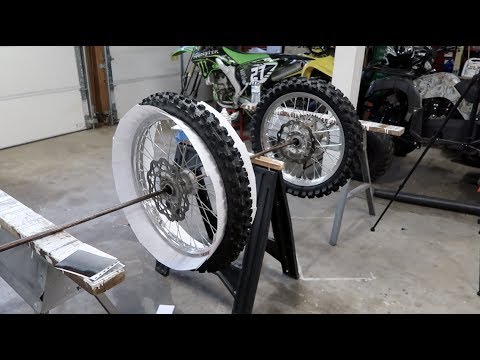 Airbrush Painting HOW TO PAINT DIRTBIKE MOTORCYCLE STYLE WHEELS YouTube