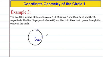Core Maths: Coordinate Geometry of the Circle 1