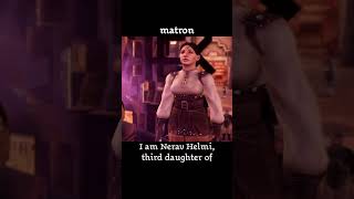 matron — Dragon age : Origins dialogue scene