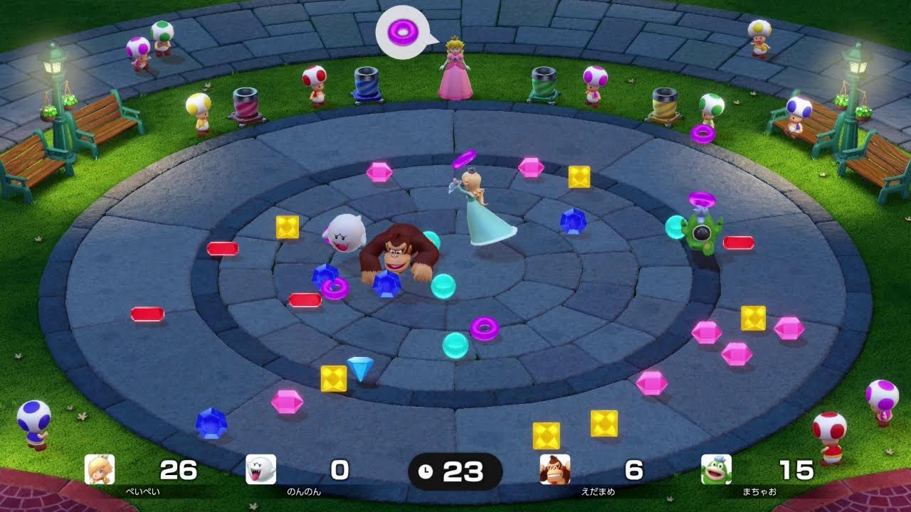 【4人】姉夫婦と弟カップルのおバカ対決!【スーパーマリオパーティジャンボリー】