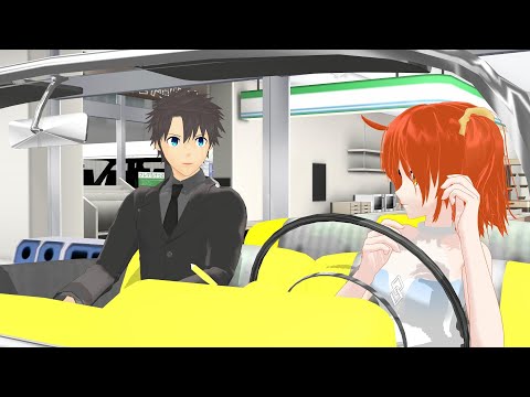 fate grand order  mmd  driving lessons