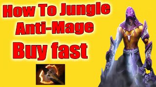 Dota 2 How To Jungle Anti Mage Fast Bf Patch 7.30E