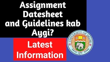 SOL Assignment Update kab aygi ? - Fourth Semester and Second Year Annual Mode