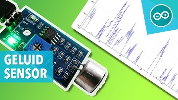 🇳🇱 GELUIDSSENSOR OP SERIËLE PLOTTER TEKENEN (CZN-15E) - Arduino les #30