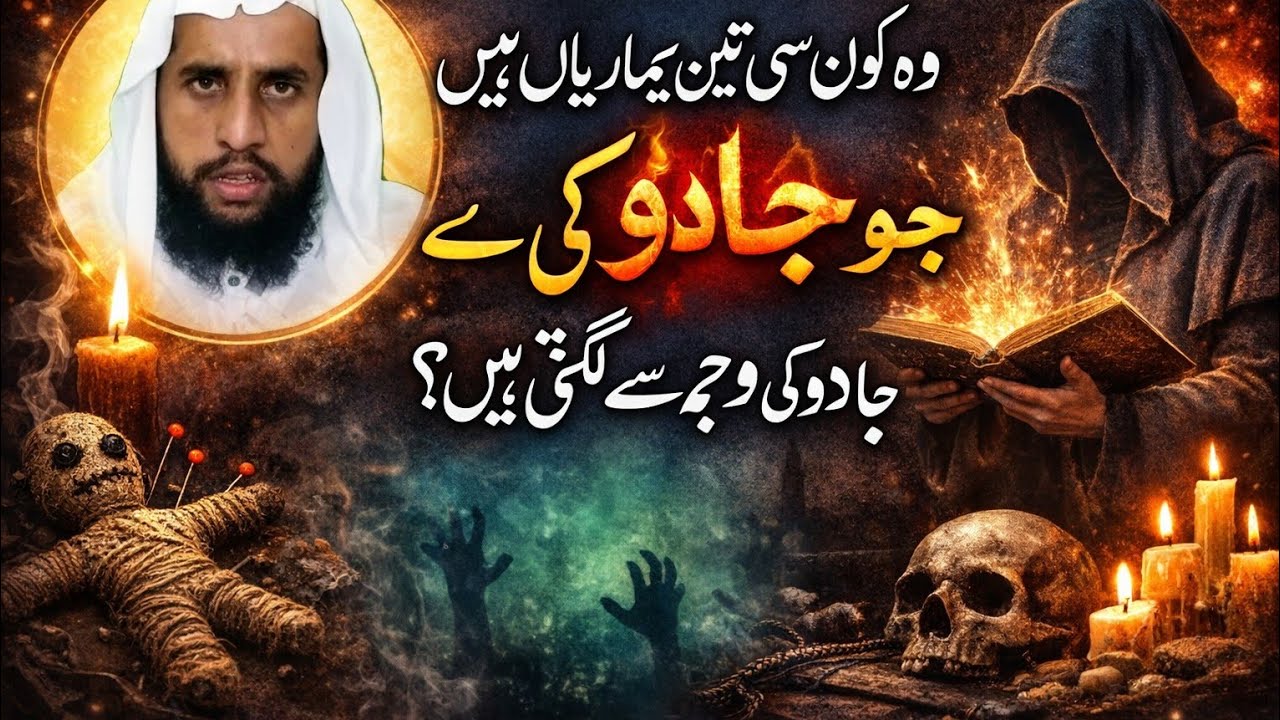 وہ کون سی تین بیماریاں ہیں جو جادو کی وجہ سے لگتی ہیں؟ 😱