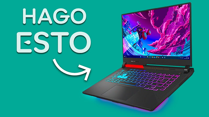 Lo PRIMERO que HAGO con MI NUEVO PORTÁTIL GAMING!