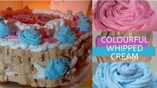 Whipped cream frosting। How to make whipped cream icing । Whipped cream। Homemade whipped cream।