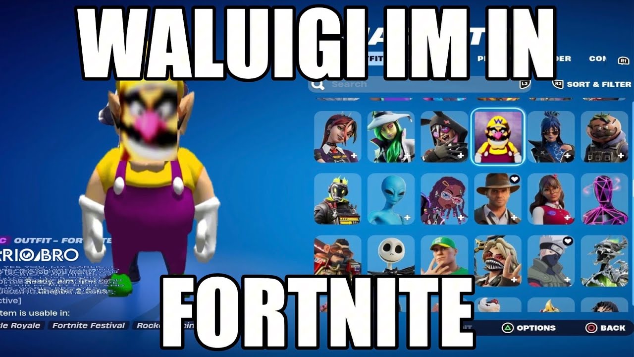 WALUIGI IM IN FORTNITE