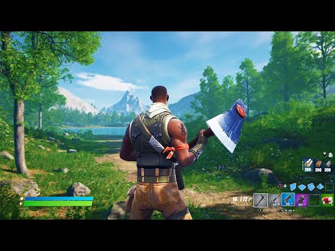 Fortnite but with realistic graphics and an upgrade... (Unreal Engine For Fortnite Creative 2.0)