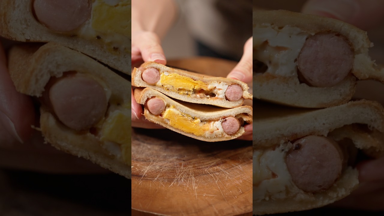 Hot Sausage & Egg Sandwich #food