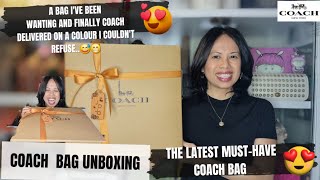 THE WAIT IS OVER!! FINALLY GOT THE LATEST MUST-HAVE COACH BAG FROM THE LATEST COACH DROP π
π