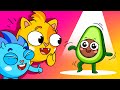 Avocado song  kids songs with baby zoo