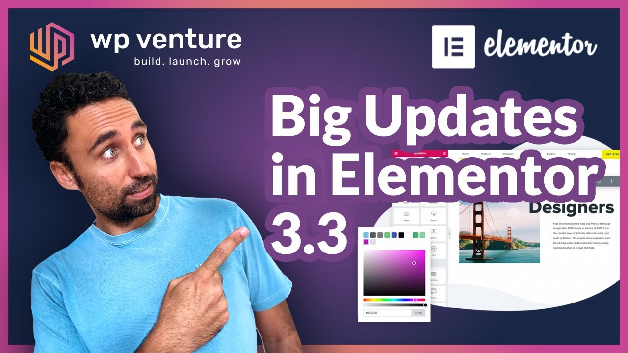 Big Elementor 3.3 Updates | How To Use Elementor Template Kits - YouTube