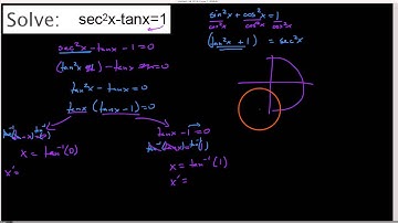 HPC 3.5.5,  Solving trig equations, (video #5)