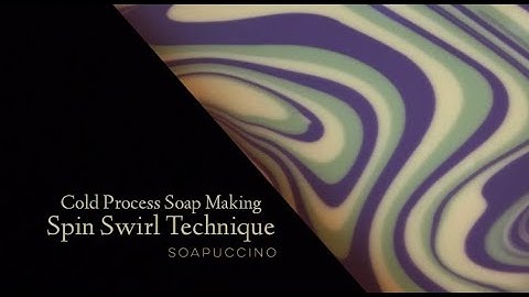 Spin Swirl Technique - Cold Process Soap Making