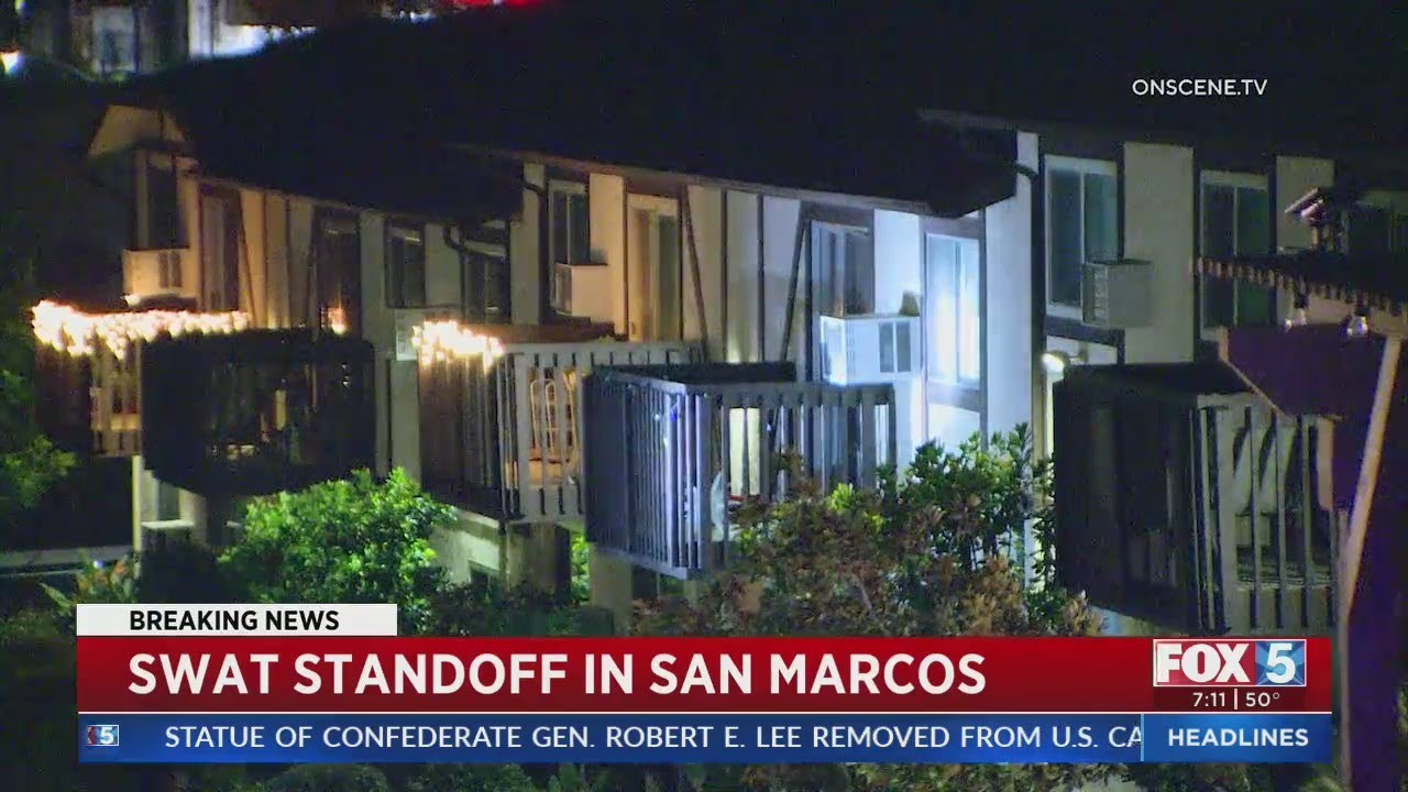 SWAT Standoff In San Marcos - YouTube