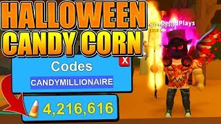 10 Halloween Candy Corn Codes In Roblox Mining Simulator