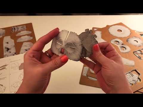 ASMR - 3D Paper Puzzle Assembly for Sleep, Study & Relaxation - No Talking