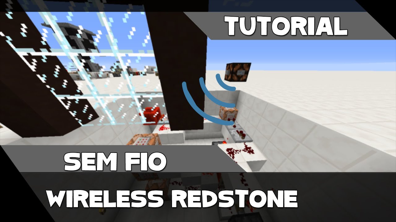 [Tutorial] Wireless Redstone (Redstone Sem Fio) Minecraft 1.7 - YouTube