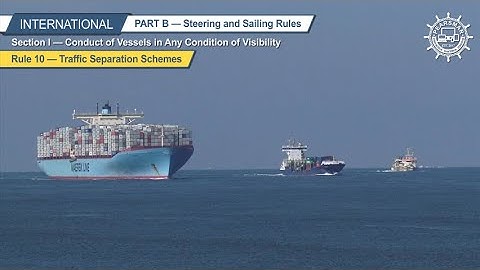 Rule 10 — Traffic Separation Schemes, International Navigation Rules of the Road