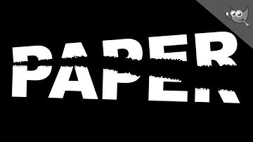GIMP 3: How to create Torn Paper Effect.
