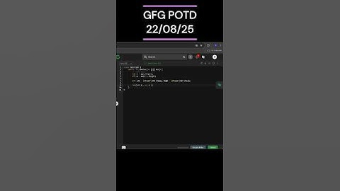 Median in a row-wise sorted Matrix | GFG POTD | 22/08/2025 #coding #gfg #potd #java