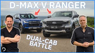 Isuzu DMax takes on allnew Ford Ranger | Isuzu DMax XTerrain v Ford Ranger Sport | Drive.com.au