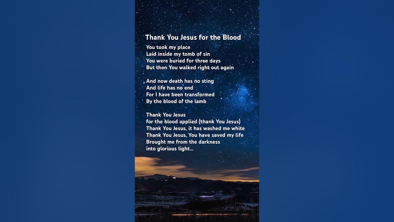 🎵Thank You Jesus for the Blood-Song by Charity Gayle #hymns #shorts #christiansong