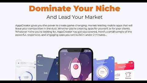 Brand New 1-Click Cloud Based Mobile App Builder - AppCreator