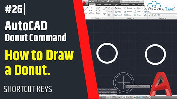 AutoCAD Donut Command | How to Draw Splines in AutoCAD | Shortcut Key to Draw Donut