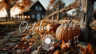 October 2025 Playlist II 🍂 | 2h Indie Pop/Folk Music for Cozy Nights & Autumn Stillness