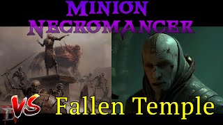 (D4) Summoner Necromancer vs Fallen Temple - Level 35, Season 4