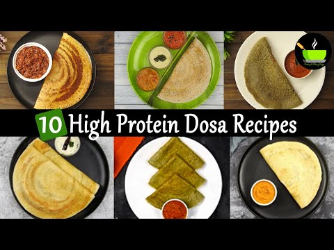 10 High Protein Dosa | Healthy Breakfast Recipes |  High Protein Dosa Recipe for Morning Breakfast | She Cooks