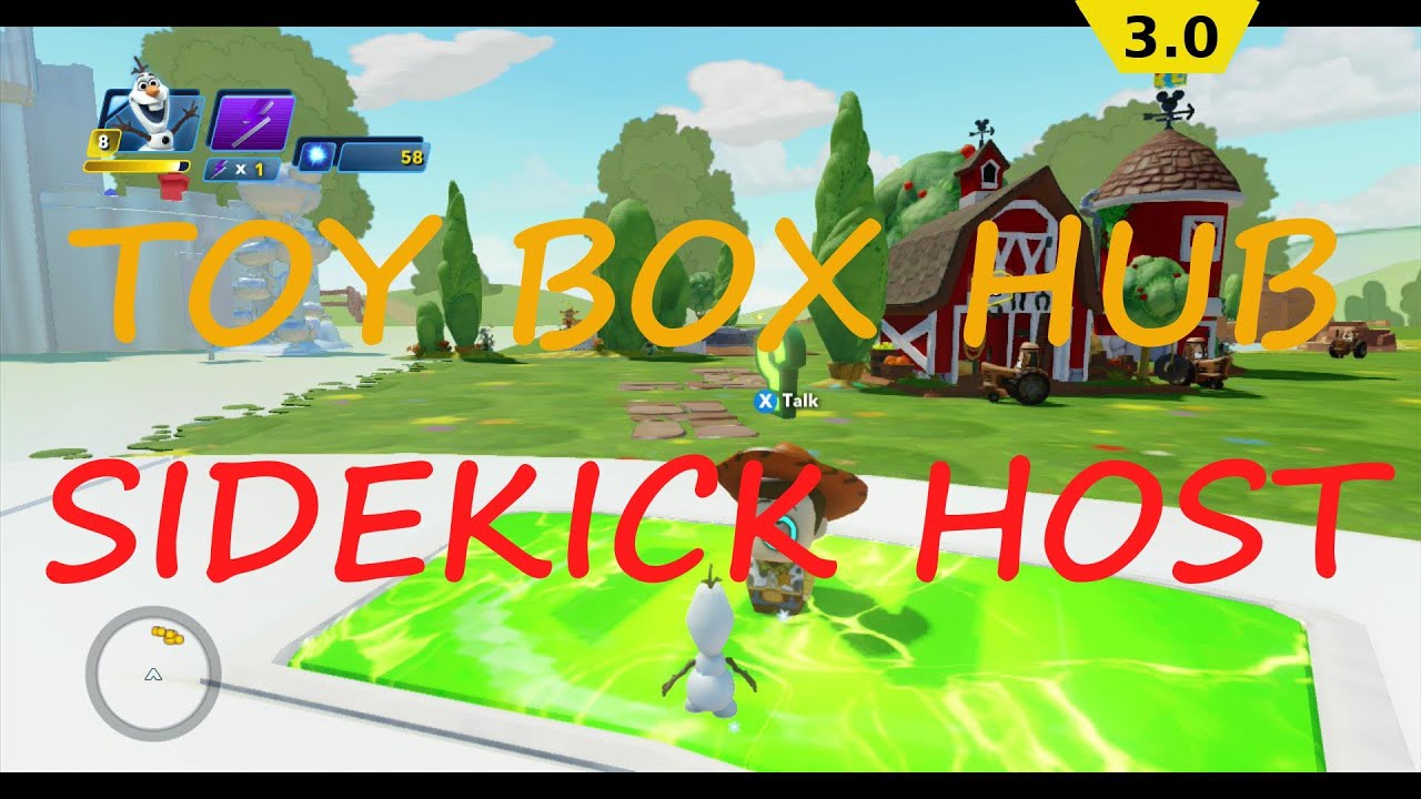 Disney Infinity 3.0 Toy Box Hosts Sidekick Square One Mission YouTube
