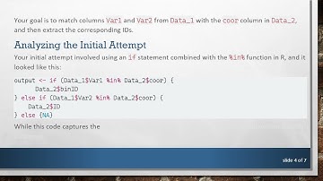 How to Match Two Columns from Different Data Tables in R