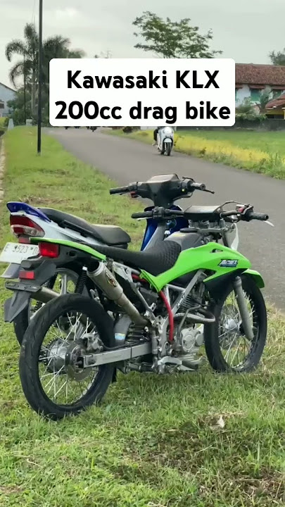 Kawasaki KLX 200cc drag bike #shortvideo #shorts #dragbike